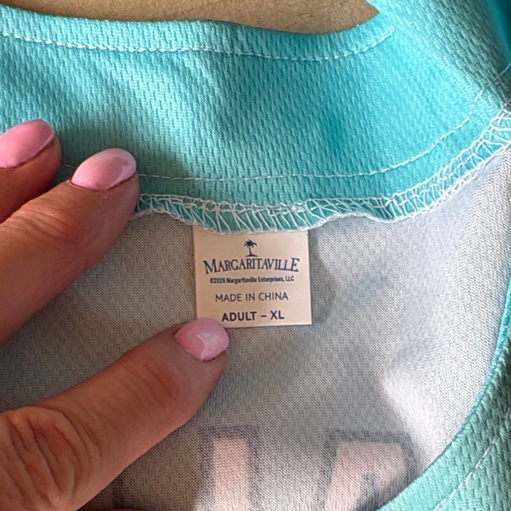 Margaritaville Red Sox 5o’clock somewhere Button-Down Jersey - Picture 2 of 4